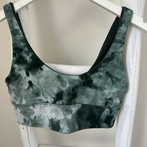 Lululemon Align Reversible Sports Bra Smoke Spruce Color Size 6